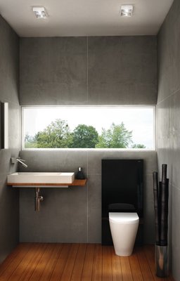 Das Sanitärmodul Geberit Monolith bietet eine ästhetische und stilvolle Alternative, die auch im Gäste WC architektonische Akzente setzt. Der Geberit Monolith versteckt die komplette Sanitärtechnik raffiniert in einem fertigen Modul aus einer edlen Glasfront und hochwertigen Seitenteilen aus gebürstetem Aluminium